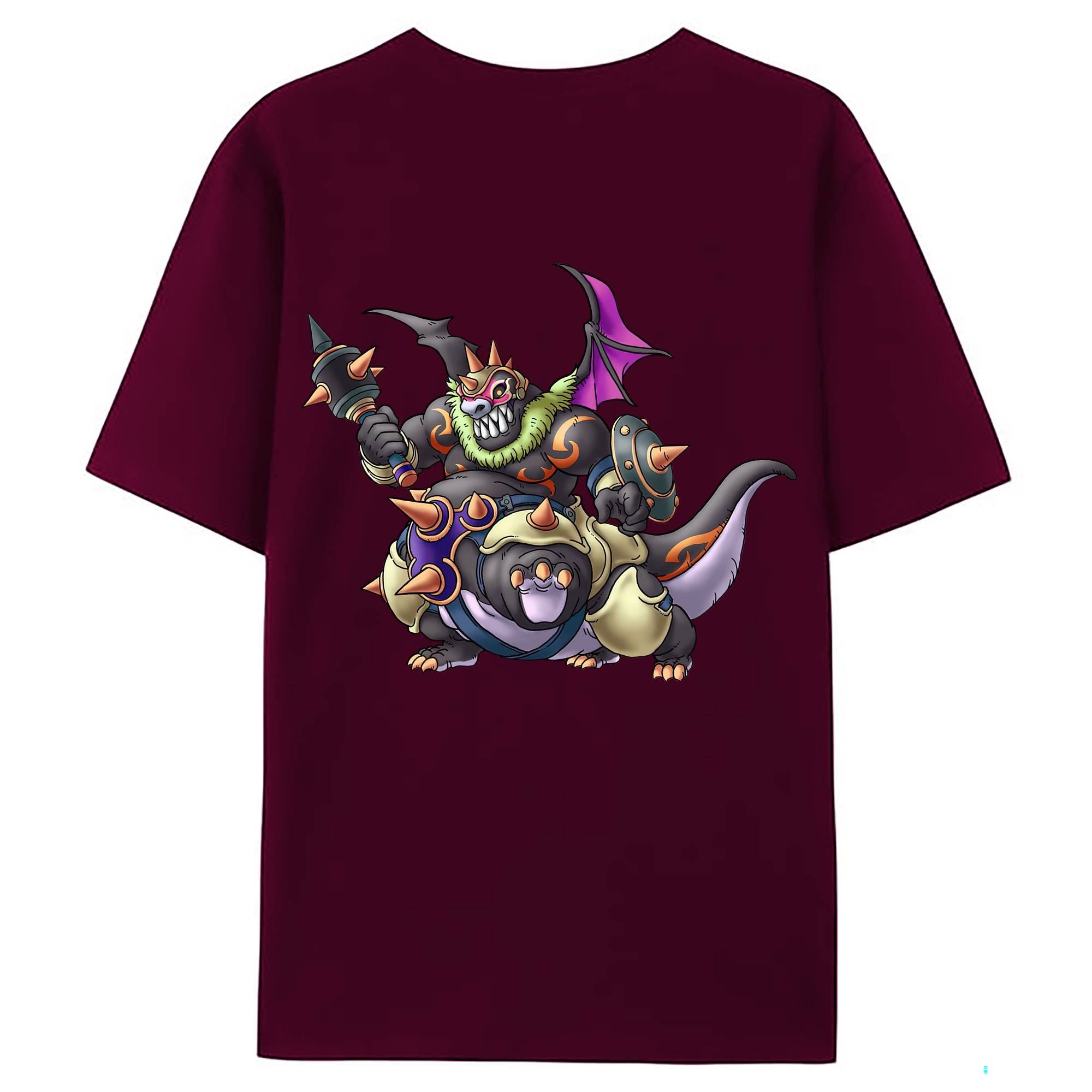 （画像用） ドラゴンクエスト Doragon Kuesuto Dragon Quest レディース半袖Tシャツ(バックプリント)